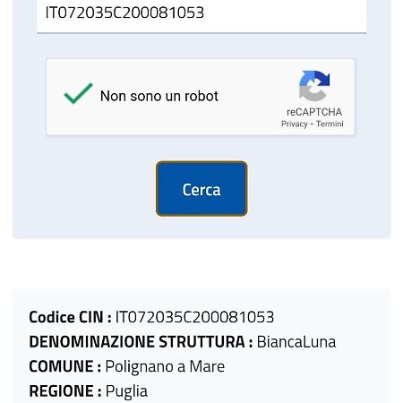 Biancaluna Полиняно а Маре Екстериор снимка